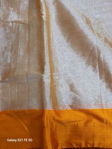 Orange Colour Tissue Saree