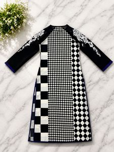 Black &amp; White Kurta with palazzo
