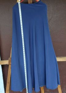 Navy Blue Long Maxi Skirt