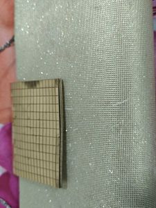 Elegant Gold &amp; Cream Clutch Bag