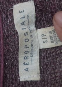 Aeropostale lilac glittery Knit Top
