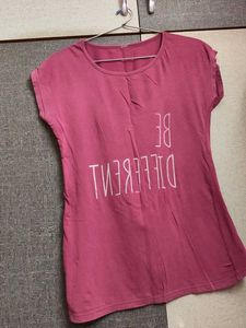 Maroon "Be Different" T-Shirt