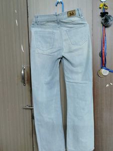 Light Wash Wide Leg Jeans
