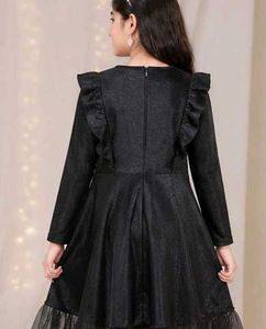 Girls Black Party Dress