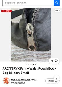 ARC'TERYX Fanny Waist Pouch BodyBag Military Small