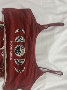 Moon Child Super Short Top and bottom set