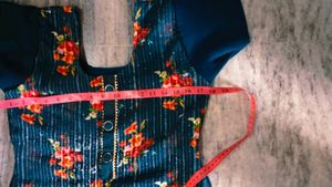 Price Dropped : Georgette Shirt &amp; Silk Salwar