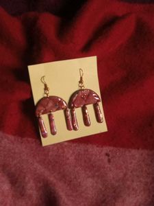 Pink Dangle Earrings