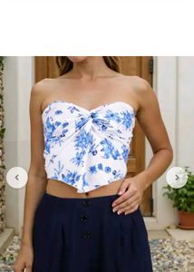 SHEIN Women Cute Front Twisted top