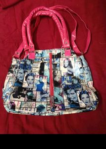 Unique Magazine Print Shoulder Bag