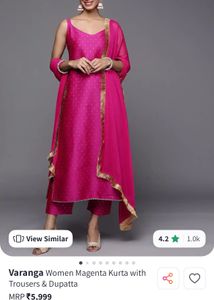 Vibrant Pink Kurta Set