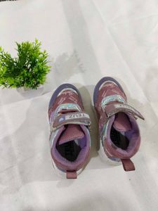 Cute Girls Pink & Purple Sneakers