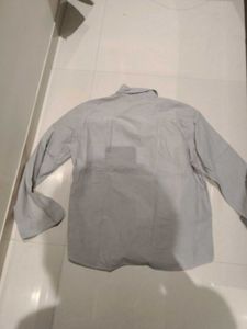 Men's Casual Button-Down Shirt grey