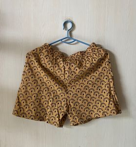 Multicolor Free Size Cotton shorts for girls/women