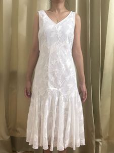 White elegant dress