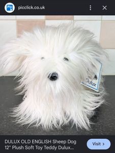 Old English sheepdog poodle plush