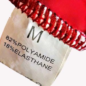 🎀Red Bow Bikini Top 🆕 NWOT M