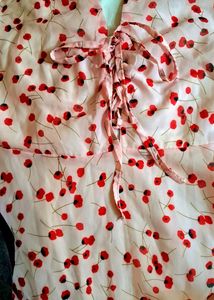 Pink Mini Flared Dress