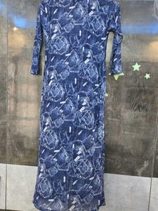 Stylish Blue Printed Kurta