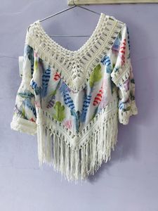 Woolen Thread Work Top