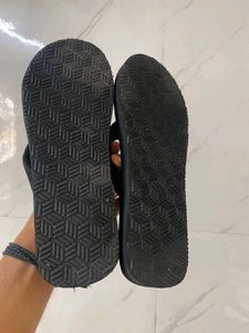 Yoho Black Flip Flops - Casual Comfort