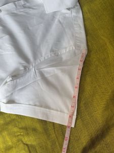 Classic White Short Sleeve Button-Up Shirt