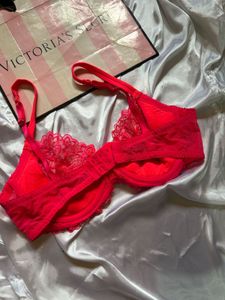 branded floral bra