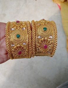 Gold-plated Bracelet Kada