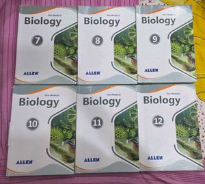 ALLEN Pre-Medical Biology Books 1-12