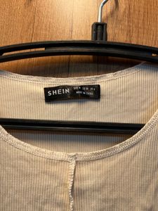 SHEIN Color Block Crop Top
