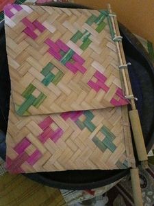 Handwoven Bamboo Fan