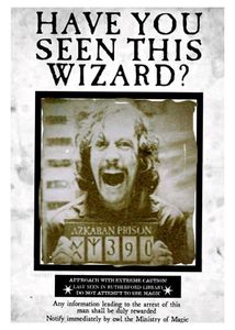 Sirius Black 'Have You Seen This Wizard?' Poster