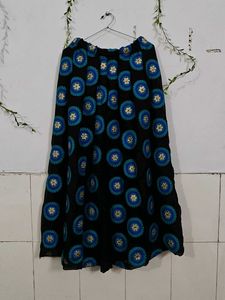 Elegant Black Aliya Cut Kurti