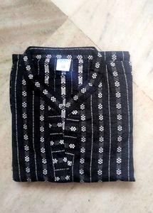 🖤🤍 Black Printed Kurta Set