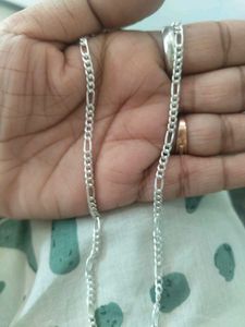 Sterling Silver Figaro Chain Necklace(20inches)