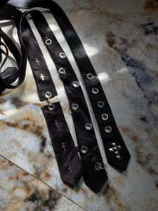 unisex customised tie set of three