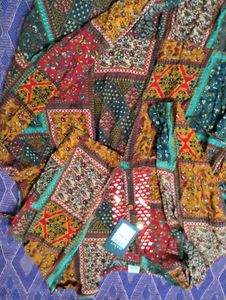 Bohemian Patchwork Maxi Dress