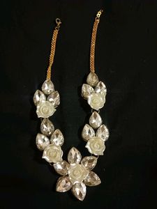 Elegant Floral Statement Necklace