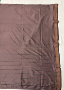 Striped Silk Saree with Blouse