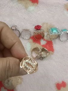 Assorted Fashion Rings Set
