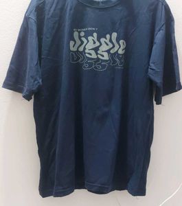 Dark Blue Graphic T-Shirt