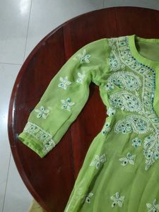 offer only for today!!Embroidered Chikankari Kurta