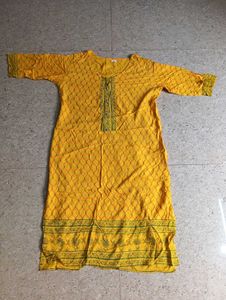 Sunny Yellow Kurti