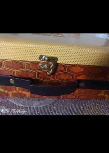 🎁 Vintage suitcase Golden colour storage box