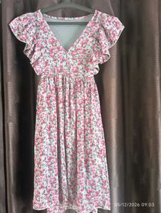 Cute Floral Mini Dress