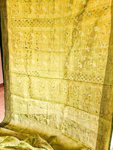 Rare Jangla Kadhua Weaving | Pure Kora Banarasi