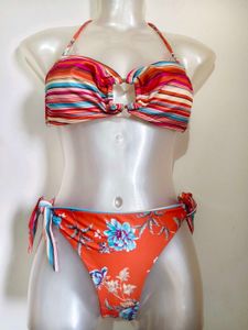 🎁Buy 1, Get 1 FREE🎁Striped &amp; Floral Bikini Set