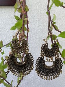 Boho Ethnic Jhumka Earrings