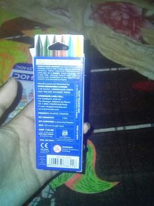 Doms Wax Crayons - 10 Shades(a nataraj pencil free