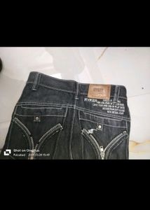Mens Blue Jeans Brown Belt Combo